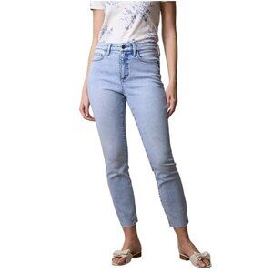 LC Lauren Conrad Womens High Rise Light Wash 5 Pocket Skinny Jeans Sz 16 New